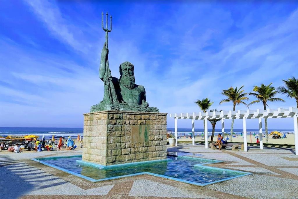 Praia Grande -Ocian Rio D'Ouro Ape 70Mt Do Mar公寓 外观 照片